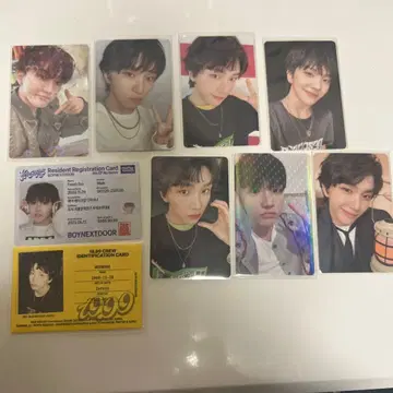 BOYNEXTDOOR 운학 트레이딩 카드 세트