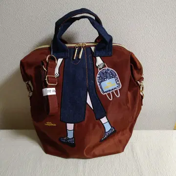 미스사파토 백팩 3way 브라운 계열