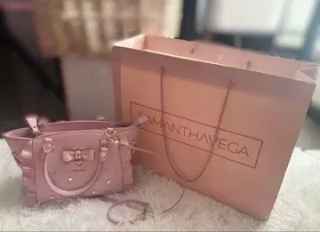 Samantha Vega 사만사 베가 하트 주얼리 플러터 핑크 미니