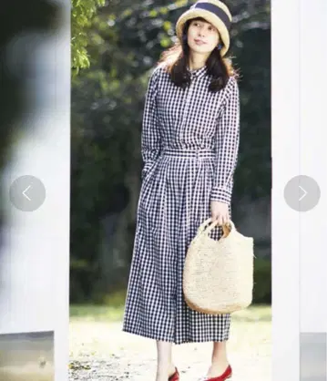 Sunny clouds 깅엄 체크 셋업