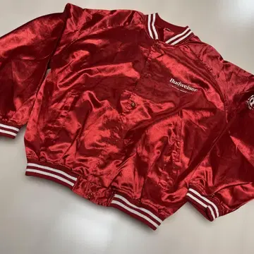 Used 버드와이저 나일론 새틴 로고 자켓 / 프리 사이즈 / 구제 의류