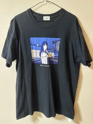 SOPH. kyne 콜라보 T셔츠 블랙 L 사이즈