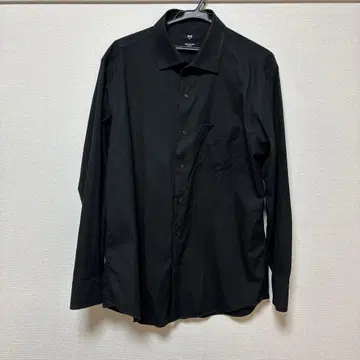 유니클로 슈퍼 논아이언 슬림핏 블랙