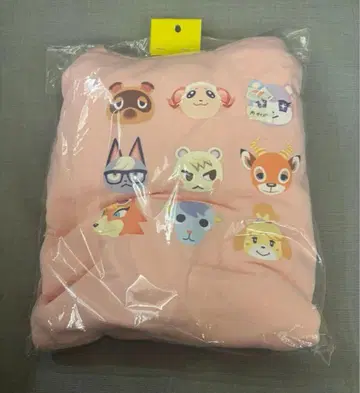 모여봐요 동물의 숲 후드티 집합 새상품 M 사이즈 핑크 모동숲 어패럴