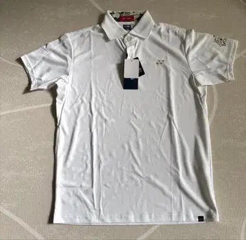 YONEX 남성용 반팔 셔츠 화이트 M 사이즈