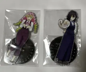 귀멸의 칼날 모크테일 바 아크릴 스탠드 이구로 오바나이 칸로지 미츠리