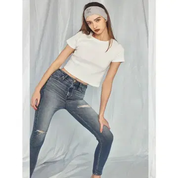 GYDA/제이다/하이웨스트 HIGH-END SKINNY 데님 팬츠