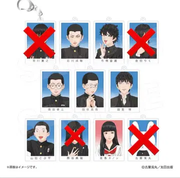 라이치 히카리 클럽 아크릴 키링 컬렉션 7종