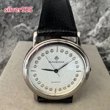 SANDOZ 실버 925 쿼츠 손목시계