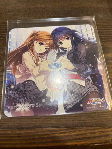 WHITE ALBUM 2 홀로그램 코스터 토마 카즈사 & 오기소 유키나