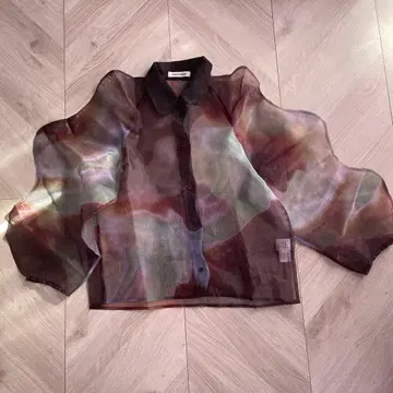 henrikvibskov/시스루 블라우스