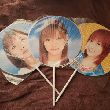 아이돌 부채 세트 후지모토 미키 고토 마키 이시카와 리카