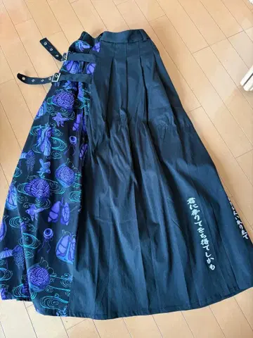 롱 스커트 블랙 서브컬쳐 지뢰 ACDC RAG