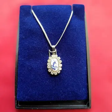 네덜란드의 전통 도자기 델프트 블루 빈티지 목걸이