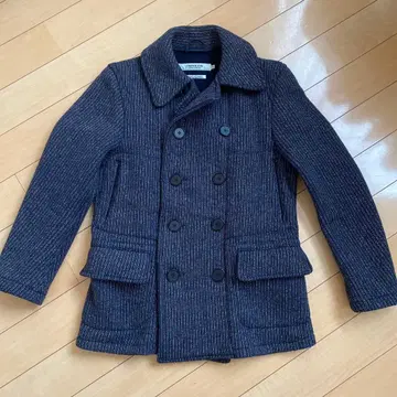 OMNIGOD 옴니갓 네이비 더블 브레스트 피코트 울 코트