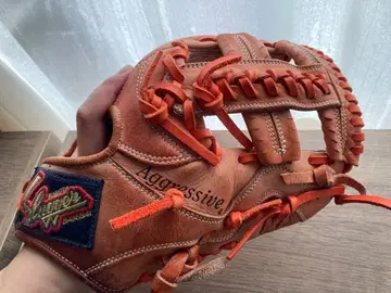 슬래거 연식 야구 그로브 오렌지