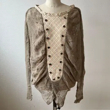 폴란드 구매 GREENE STABLISHMENT 드레이프 니트 이소재