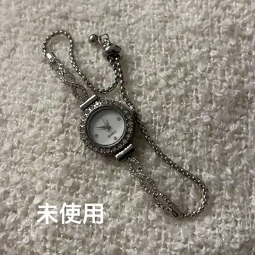 시계 실버 쿼츠 은