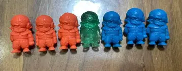 드래곤볼 지우개 레진 낙서 7개 세트 클리어 색상 포함