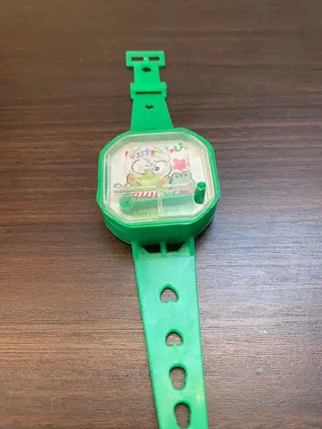 초레어! 1994년 산리오 케로케로케로피 게임 포함 손목시계 완구