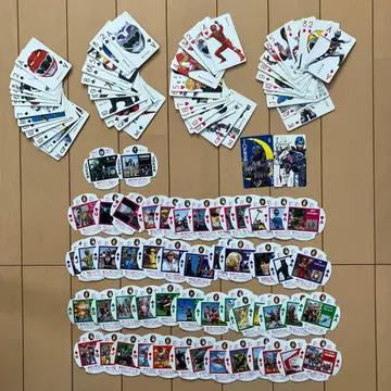 TV 매거진 테레비군 부록 닌자 거북이 백수전대 가오레인저 카드놀이