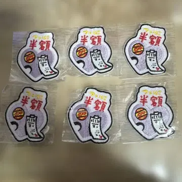 요루시카 도작 재연 마음은 반값 와펜 배지 6개 세트