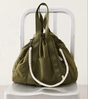 발수 나일론 멀티웨이 BAG 카키