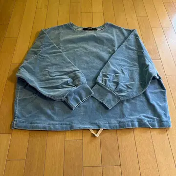 [ 미사용 새상품 ] 스카디 벨로아 상의 블리치 데님색