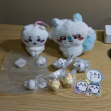 치이카와 굿즈 묶음 판매 (봉제 인형, 피규어, 스티커) 모몽가 등