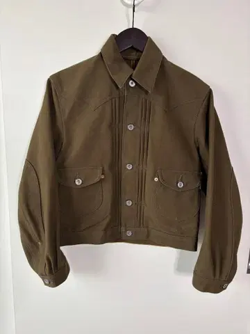 Sugarhill Canvas Classic 데님 자켓 올리브