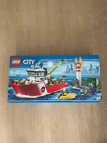 미개봉 LEGO 레고 시티 60109 소방 보트