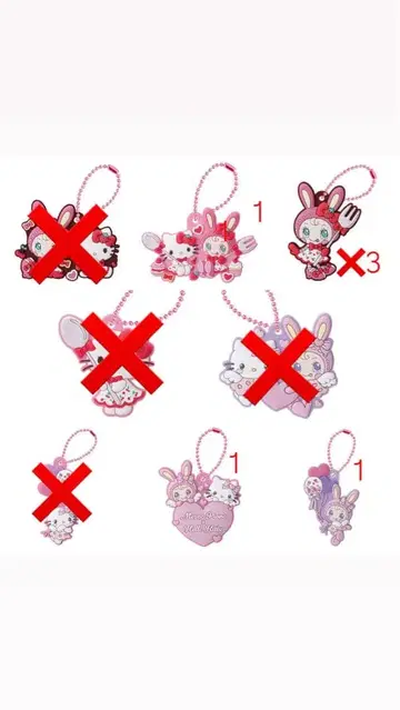 메조피아노 x 헬로키티 러버 마스코트