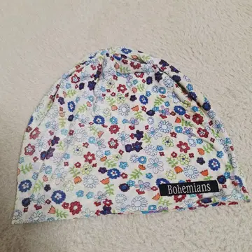 Bohemians/보헤미안즈 꽃무늬 와치캡 니트 모자 캡