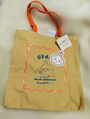 치이카와 (먼작귀) 토끼 거울 참 포함 토트백