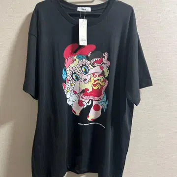 GRAPE BRAIN x WEGO 콜라보 T셔츠 [돈코츠 니기루짱]