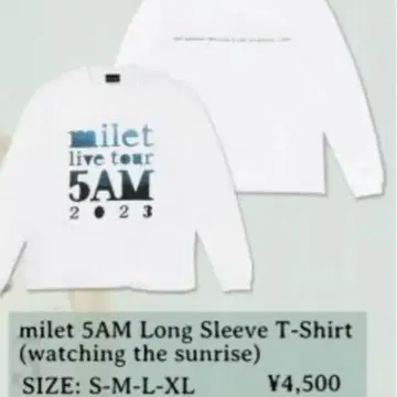 milet 5AM Long Sleeve T-Shirt S