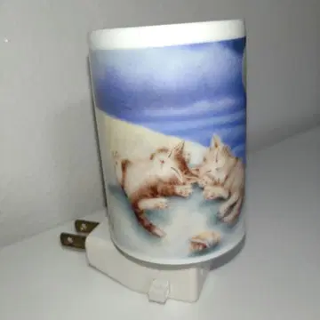 와치필드 고양이 다얀 아로마 콘센트 라이트 램프 조명