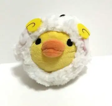 리락쿠마 키이로이토리 따뜻한 양 봉제 인형 마스코트 San-X