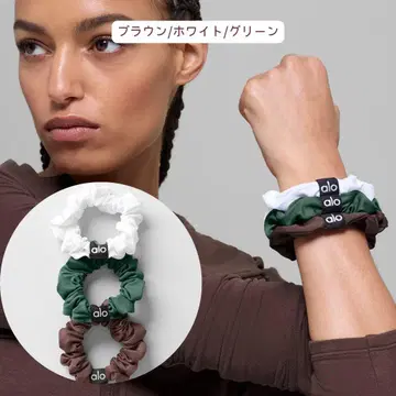 일본 미입고 alo yoga 헤어 스크런치 3개 세트