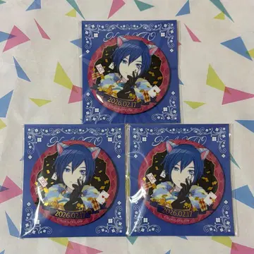 프로세카 하피콜레 복권 KAITO 금박 캔뱃지상 E 3개