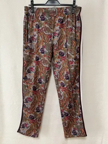 UrbanOutfitters 페이즐리 무늬 라인 저지 팬츠