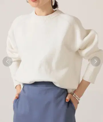 VERMEIL par iena 맨투맨 니트 풀오버 화이트