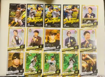 소프트뱅크 호크스 선수 리그 챔피온, 타카호 파티 카드 세트