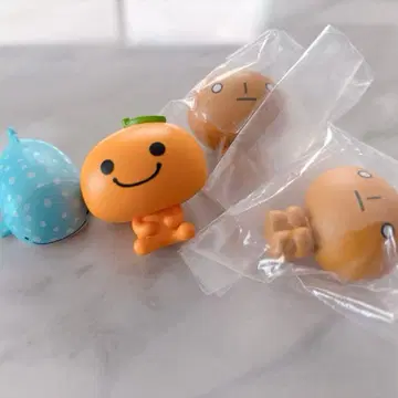 [내부 가방 미개봉 있음] 산엑스 피규어 가챠 4점 (코게빵, 미칸보야)