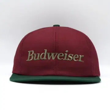 90s USA제 빈티지 버드와이저 레어 컬러 로고 자수 캡