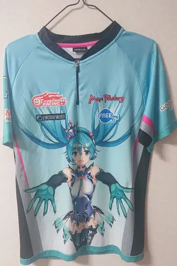 레이싱 미쿠 2013ver. 그래픽 T셔츠 vol.2 블루
