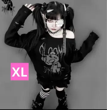 GLOOMY DimMoire 장난 니트/Black XL 그루미