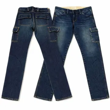 새상품 D.M.G 도밍고 데님 카고 팬츠 청바지 13-398AD 일본제