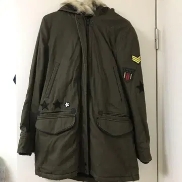 정가 18000엔 미사용품 ZARA 여성용 보아 안감 모즈 코트 S