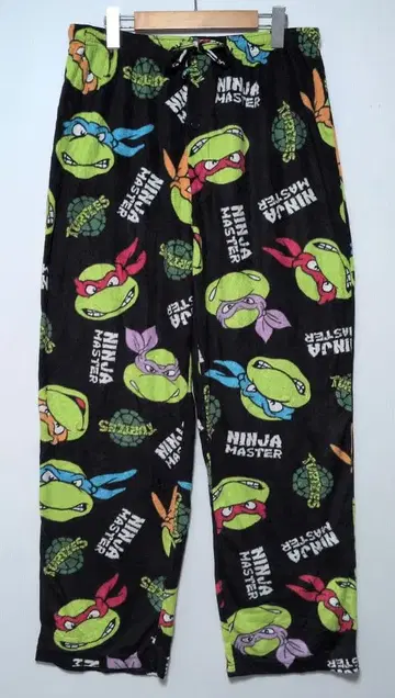 닌자 터틀즈 Nickelodeon 올 패턴 이지 팬츠 XL 2